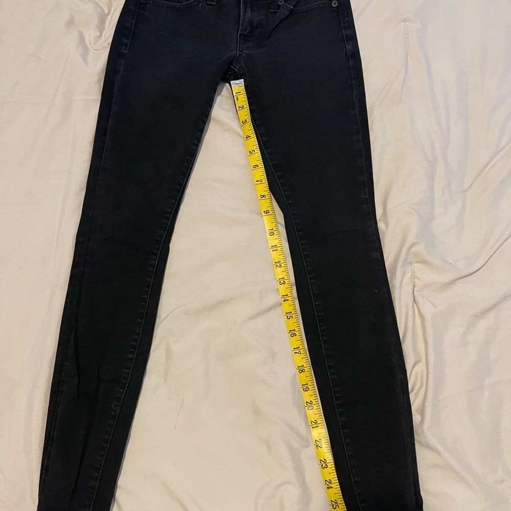 Lucky Brand Charlie Skinny Black Women's Jeans size 24